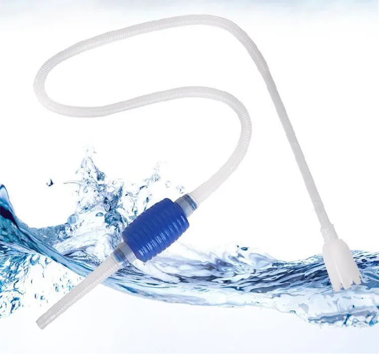 140cm Aquarium Water Change Pump Cleaner Tool Siphon Gravel Suction Pipe Filter for Fish Tank Vacuum Water Change Pump Tools pipe tube for water