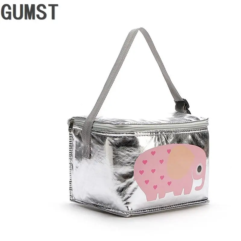 

6L Lunch Bags Cartoon Animal Thermal PEVA for Kids Food Picnic Cooler Bags Insulated Storage Fresh keeping children Bags