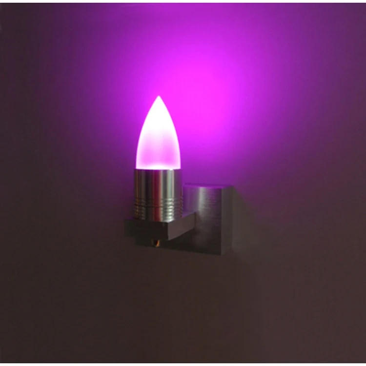 Алюминиевый настенный светильник 3 Вт, светодиодный светильник для спальни, коридора, крыльца, фонового освещения