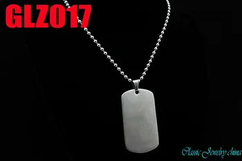 

Hi-Q 304 stainless steel pendant two-sidedl drawbench big soldier brand dog tag necklace 10pcs GLZ017(GLZ011)