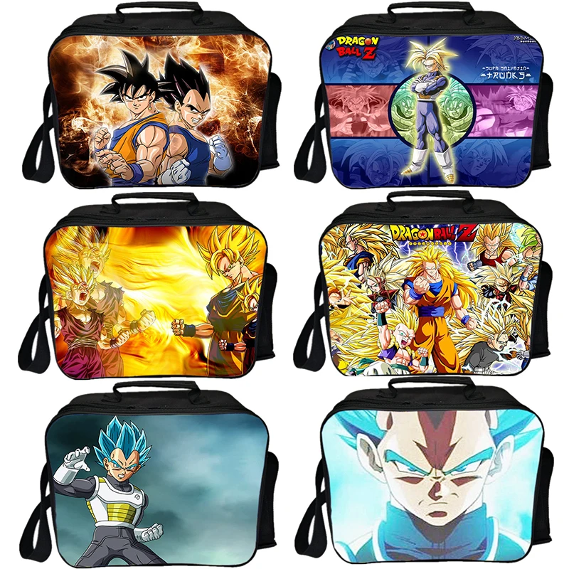 

Student Worker Dragon Ball Lunch Bag Goku Men Women Boys Girls Cooler Insulation Bag Vegeta New Beautiful Fresh Ice Pack