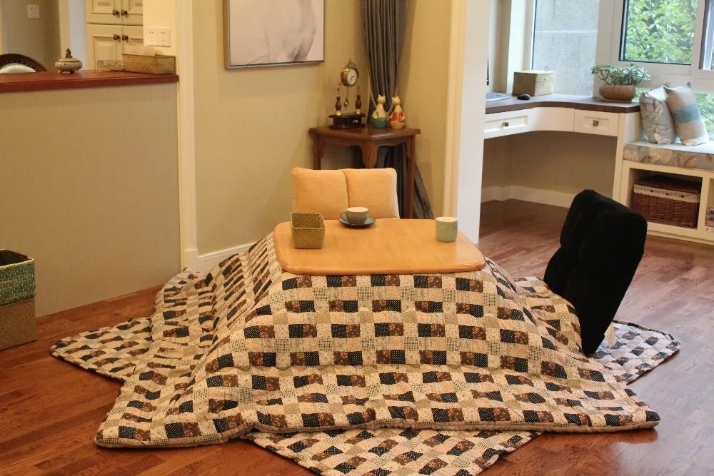 (2pcs/set) Square Squilt Japanese Futon Top & Bottom Set Comforter For Kotatsu Table Mattress&Table Cover Foot Warmer Quilt (2pcs/set) Square Squilt Japanese Futon Top & Bottom Set Comforter For Kotatsu Table Mattress&Table Cover Foot Warmer Quilt