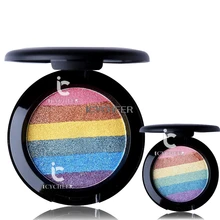 Косметика icycheer алмазные тени для век радужные палитры хайлайтер запеченные тени для век