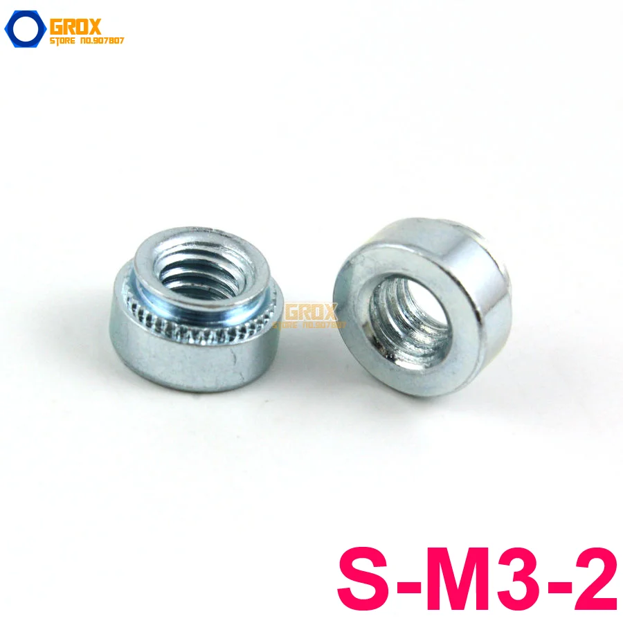 

250 Pieces S-M3-2 Steel Self Clinching Nut Galvanized