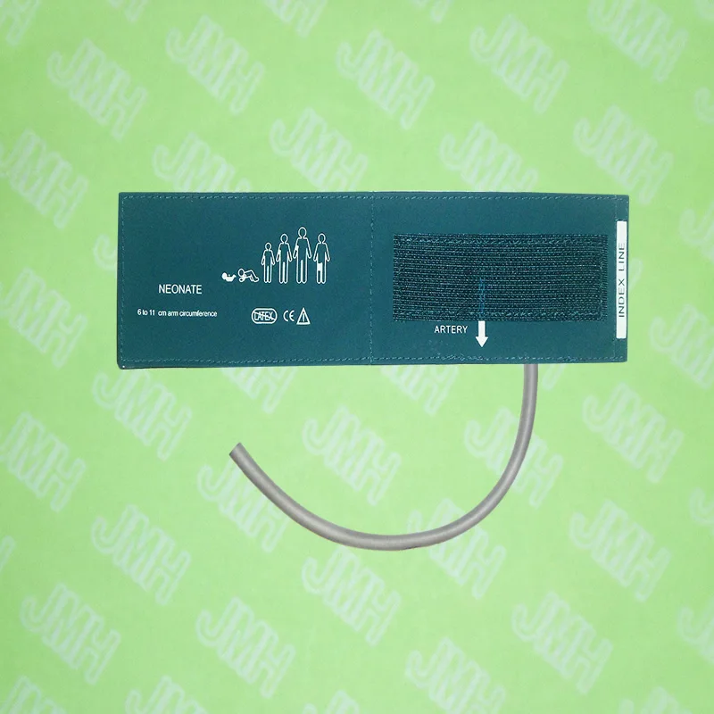 

High quality Reusable Neonate single tube NIBP cuff of soft leather,suitable for 6-11cm arm cricumference.