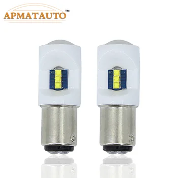 

2x P21/5W Ceramic LED Car BAY15D led Bulb 1157 Tail Signal Brake Stop Reverse DRL Light Backup lights Lamp Red 6000K White