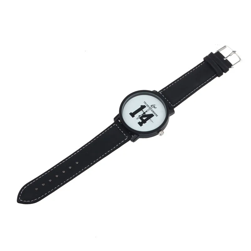 Liebhaber Frauen Männer Uhr Analog Große Zifferblatt Sport Leder Quarz Armbanduhren Luxus Armband Digitale Relogio Feminino masculino