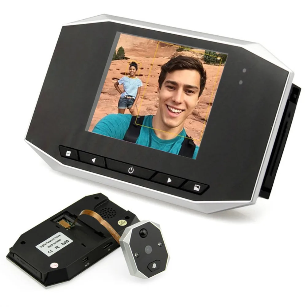 high quality 3.5 LCD Digital Video 4X Zoom 120 Wide angle Auto Door