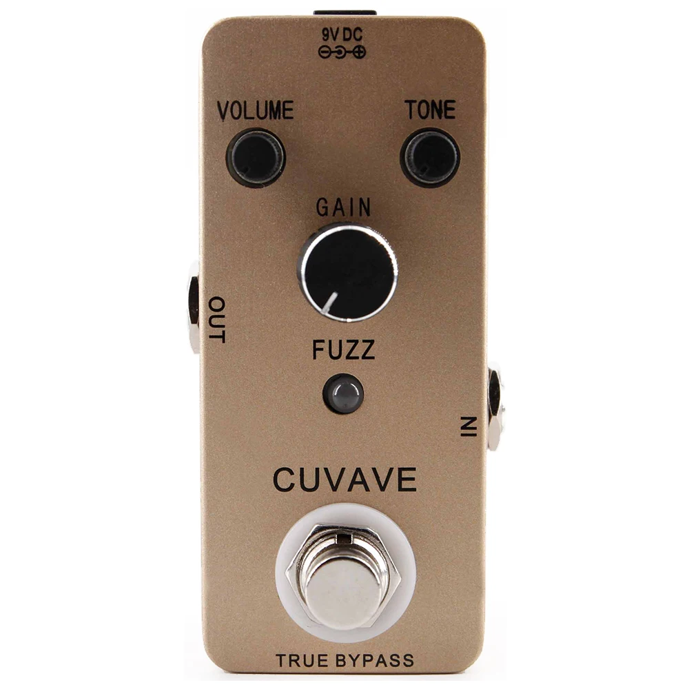 Гитарная педаль CUVAVE FUZZ винтажная старая школьная звуковая шуточная грязная