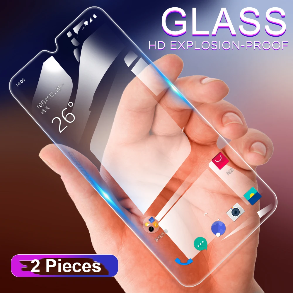 

2PCS/Lot Screen Protector Glass For Xiaomi Redmi 7 Note 5 7 6 Pro 5 Plus 6A Transparent Cover Front Tempered Glass Film