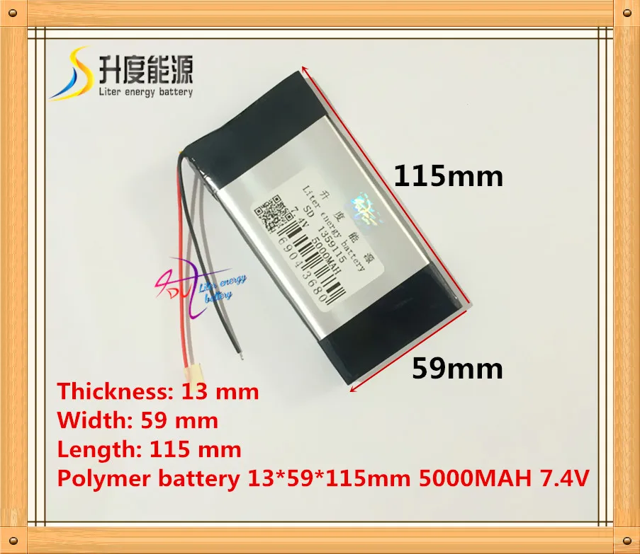 

The tablet battery 7.4V 5000mAH 1359115 Polymer lithium ion / Li-ion battery for tablet pc battery