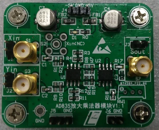 AD835 amplifier multiplier module signal conditioning-in Switch Caps ...