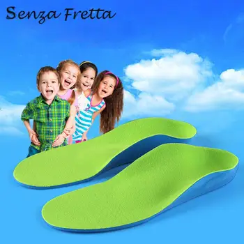 

Senza Fretta Children Kids Eva Orthopedic Insoles Children Flat Foot Arch Support Orthotic Pads Correction Health Feet Care