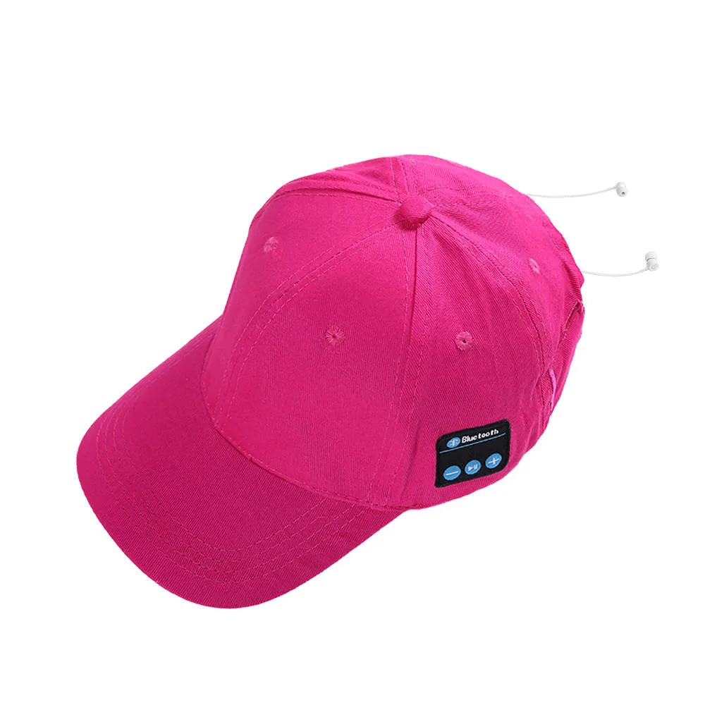 Fashion Casual men's And women's Bluetooth Hat Outdoor Sports Baseball Cap Call Music Visor Solid Color Simple Hat|Мужские