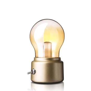 

Novelty Lighting production light bulb bright LED rechargeable night light lamp night light creative retro small table lamp