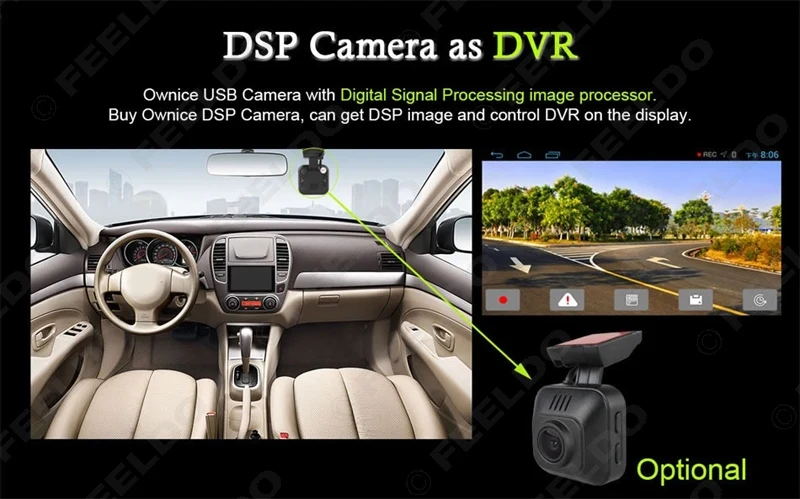 Top FEELDO 7inch Android 6.0 (64bit) DDR3 2G/16G/4G LTE Car DVD GPS Radio Head Unit For Hyundai ix35/Tucson(09~15) #2459 14