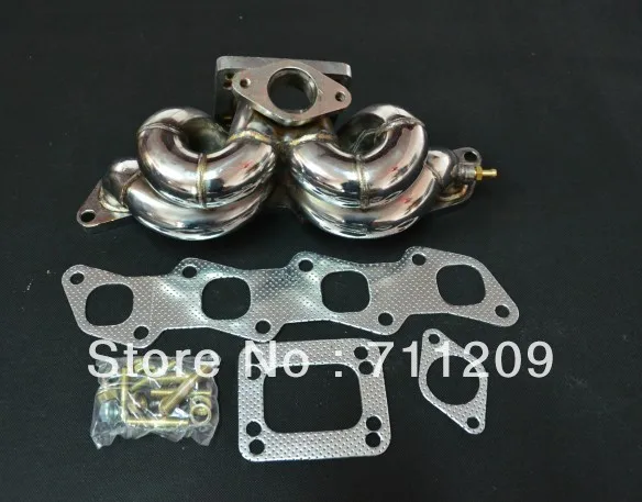 Турбо коллектор из нержавеющей стали для NISSAN 240SX S13 S14 KA24DET 2.4L T3 T4 T3/T4 TOP MOUNT