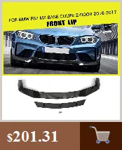 Углеродное волокно/FRP боковые юбки разветвители Cupwings Winglets для BMW 2 серии F87 M2 База купе 2-двери- Canards