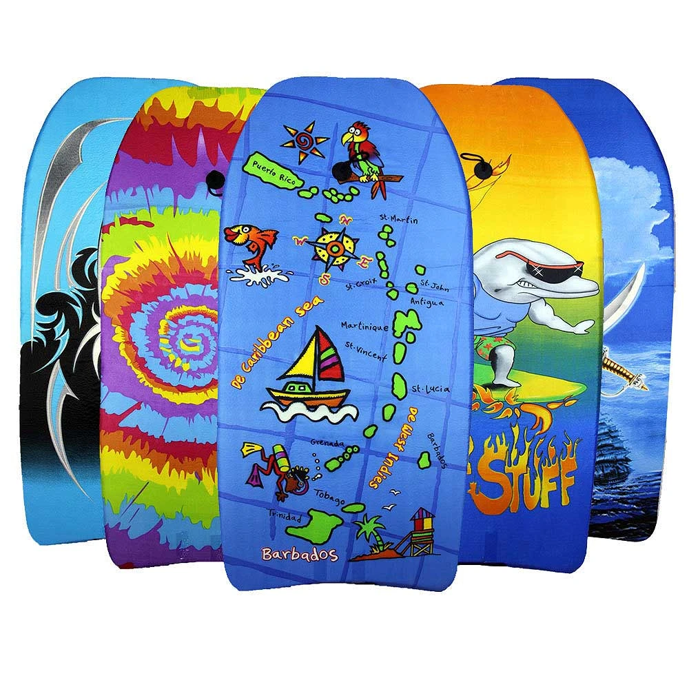 Tabla de surf de dibujos animados, tabla de esquí acuático EPS, con correa  de seguridad, para deportes acuáticos, 33/ 37/41 pulgadas, 104x47CM, Color  aleatorio|Surf| - AliExpress
