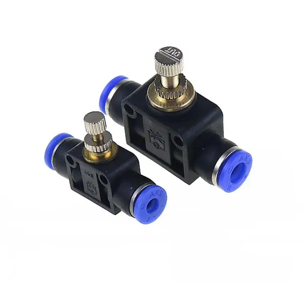 

1PCS Pneumatic Throttle Flow control valve Pneumatic fittings LSA-6 SA4 SA6 SA8 SA10