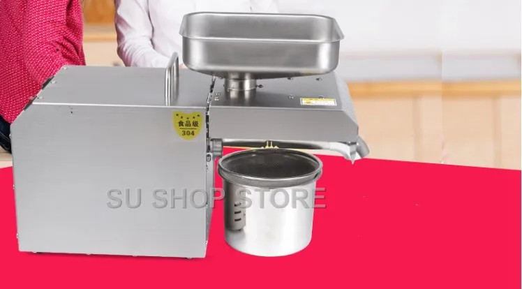 hot and cold commercial oil press machine high oil extraction rate peanut sesame oil press machine price
