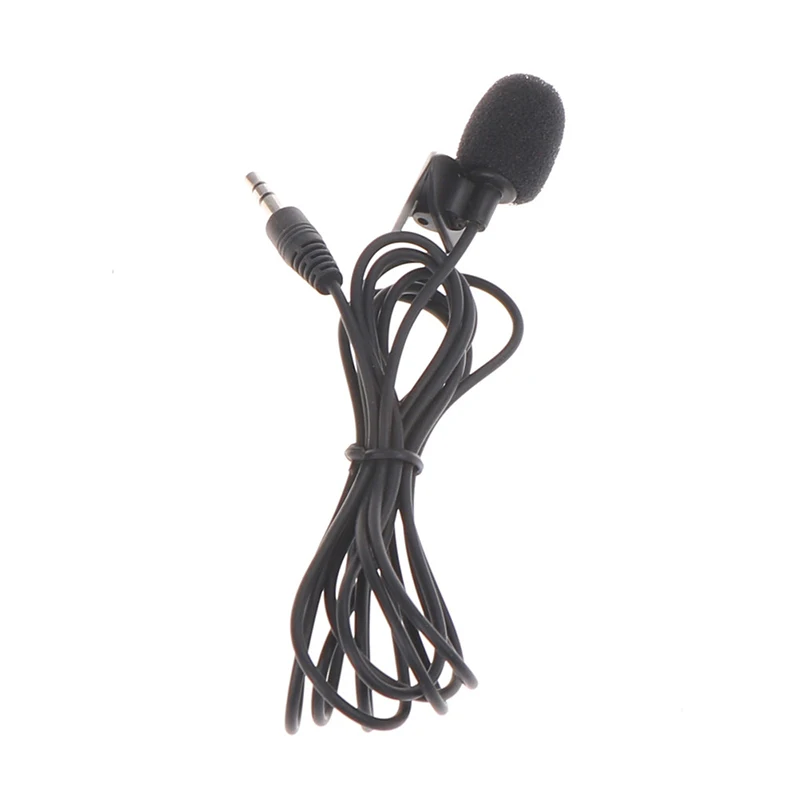 2m Long Wired Handsfree 3.5 Mm Stereo Jack Mini Car Microphone External Mic For PC Car DVD GPS Player Radio Audio Microphone