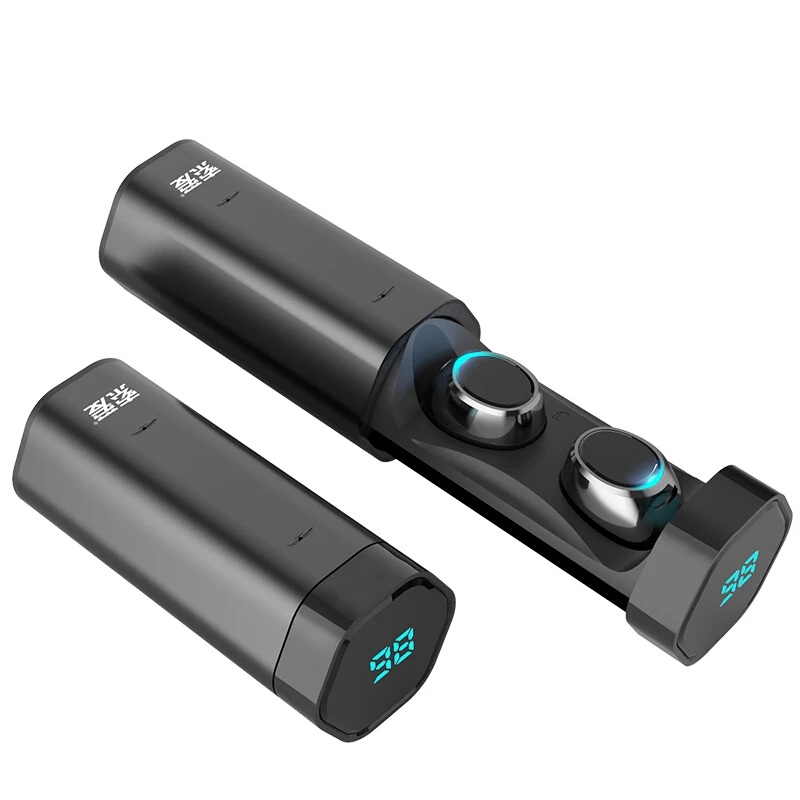 

True Wireless Earbuds 5.0 Bluetooth Earphone Hi-Fi 3D Stereo Noise Canceling Headphone Build in Microphone With Charging Box