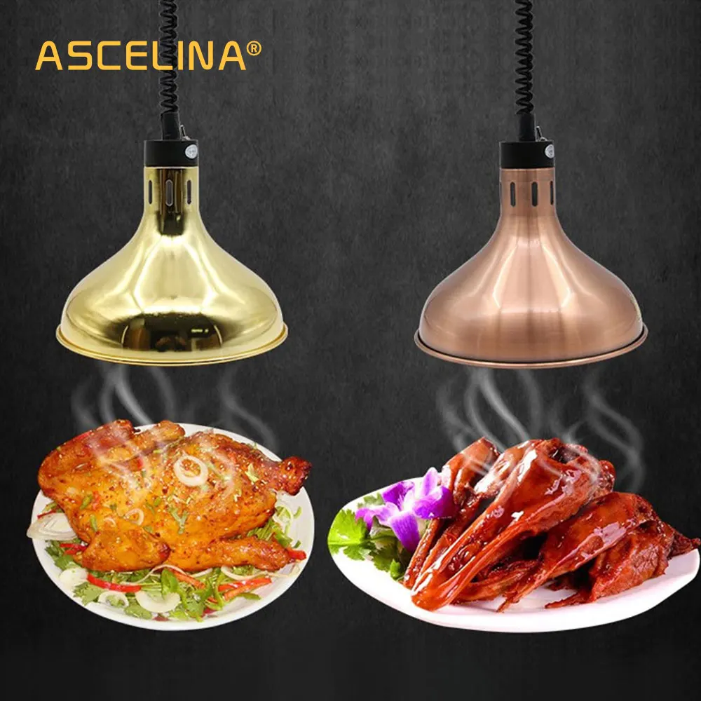 Heat Lamp 250W Electric heat lamp food heat preservation Pendant Light adjustable kitchen fixtures