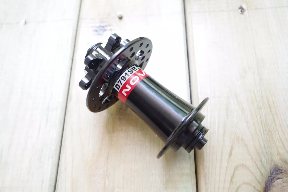 

4IN1 NOVATEC D791SB 20/24/28/32H J BEND/HOOK MTB FRONT HUB 12MM/15MM/QR/9MM BLACK - UPGRADED VERSION OF D771SB