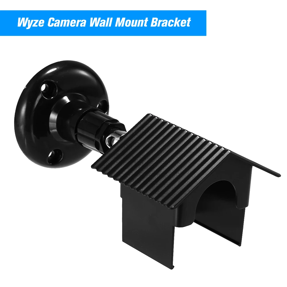 

360 Protective Adjustable Mount Camera Wall Mount Bracket for WyzeCam and iSmartAlarm Spot Camera Anti-Sun UV Protection