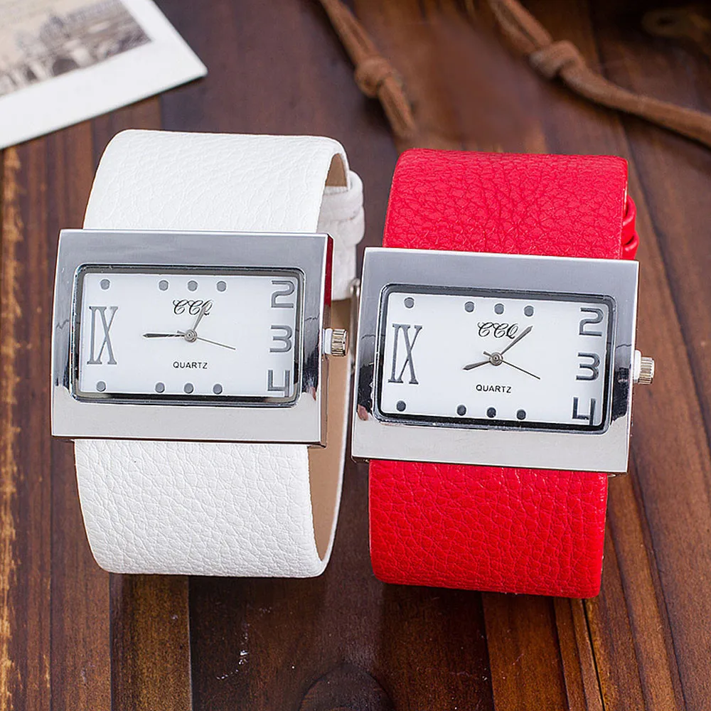 

CCQ 2019 Elegant Ladies Watches Bracelet Brand Leather Watch Men Women Wristwatch Quartz NY11