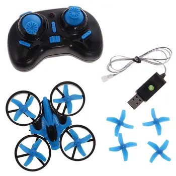

Mini Headless RC Drone 2.4G 4CH 4-Axis 360 Degrees Rotation LED Remote Control RC Quadcopter Toy Christmas Gift for Kids Adults