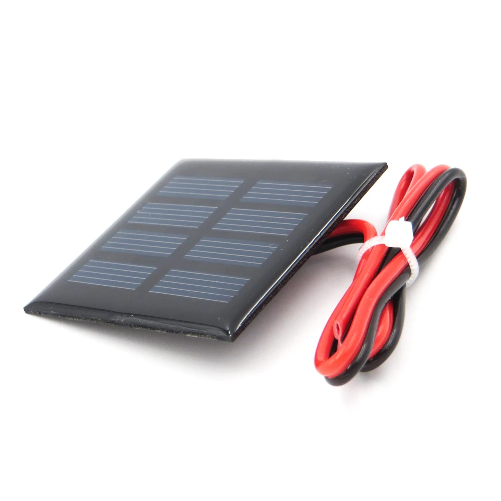2V 100mA with 30cm extend cable Solar Panel Polycrystalline Silicon DIY Battery Charger Module Mini Cell wire toy | Обустройство дома