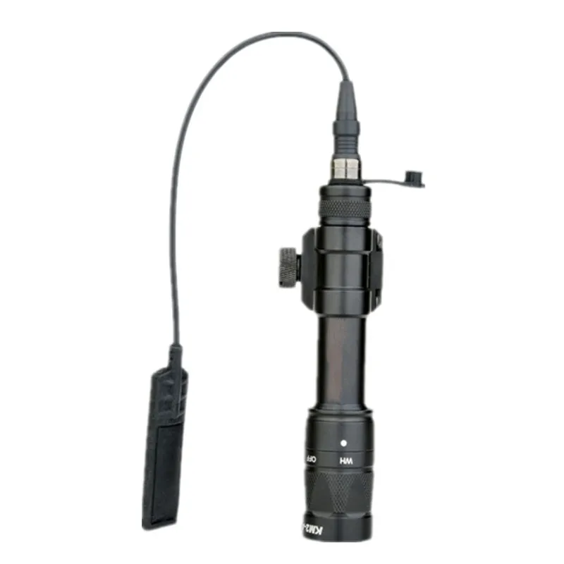 Tática com Interruptor da Cauda Versão de Preto Lâmpada Lanterna Scoutlight Full Nova M600w Led 10 Luzes de armas