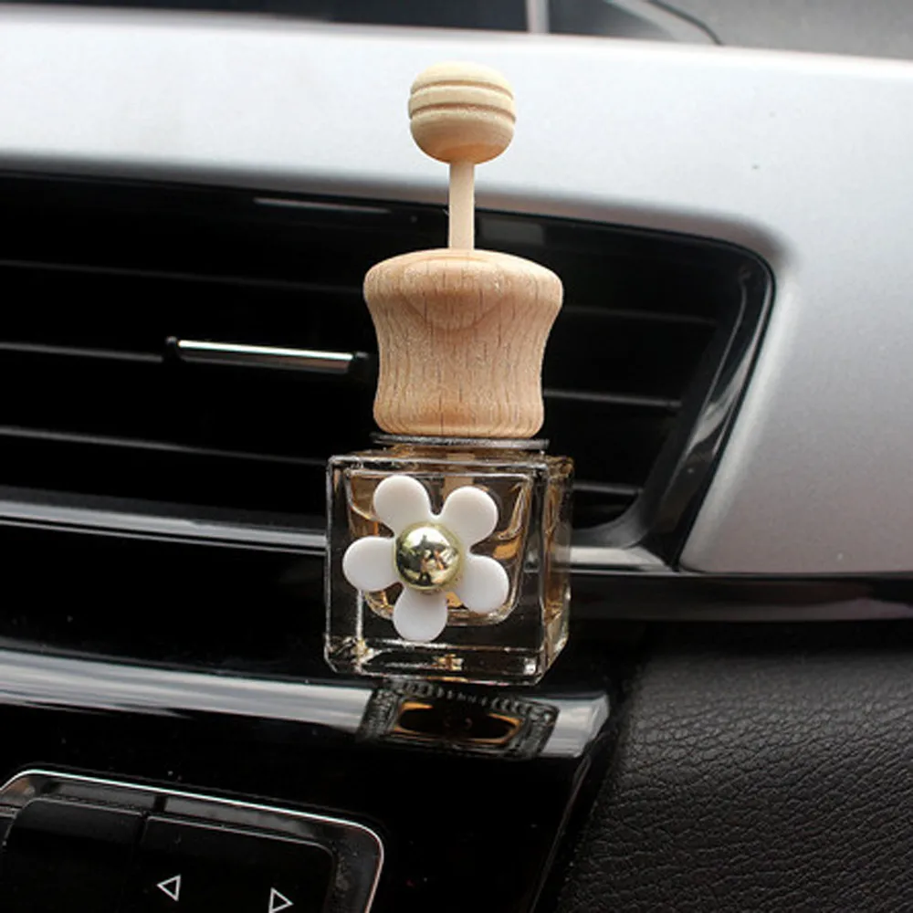 kongyide Car Perfume Bottle Perfume Diffuser Empty Bottle Automobile air conditioner perfume clip Car Decor Air Freshener