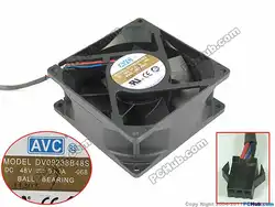 AVC DV09238B48S-068 DC 48 В 0.60A 90x90x38 мм 3-провод Сервер площади вентилятора