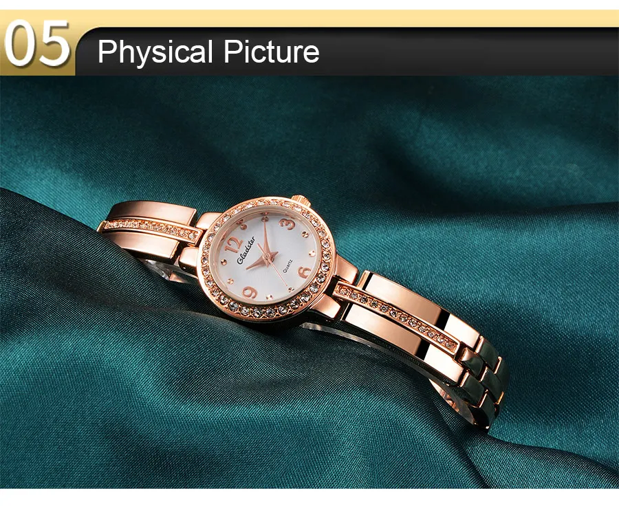 Gladster Роскошные ювелирные изделия золотые женские часы-браслет модные водонепроницаемые ЖЕНСКИЕ НАРЯДНЫЕ часы hardlexаналоговые Кварцевые женские наручные часы