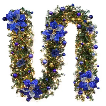 

LED Tree Hanging Ornament Rattan Colorful Decoration For Christmas Party Christmas Halloween Tree House Decoration rattan 2019