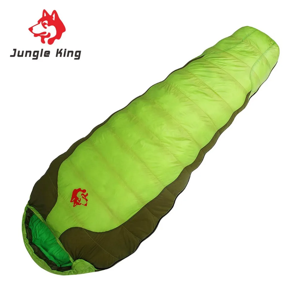 Jungle King CY-770 Portable Duck Down Nylon Comfortable Outdoor Camping Travel Envelope Sleeping Bag Jungle King CY-770 Portable Duck Down Nylon Comfortable Outdoor Camping Travel Envelope Sleeping Bag