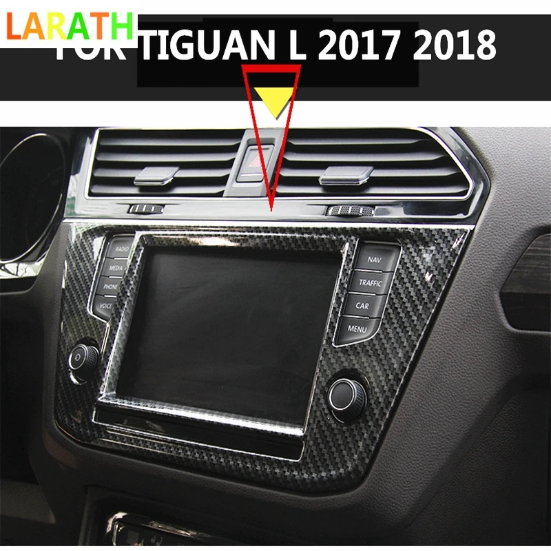 Автомобильный Стайлинг volkswagen vw tiguan аксессуары 2017 abs Хромированная навигационная