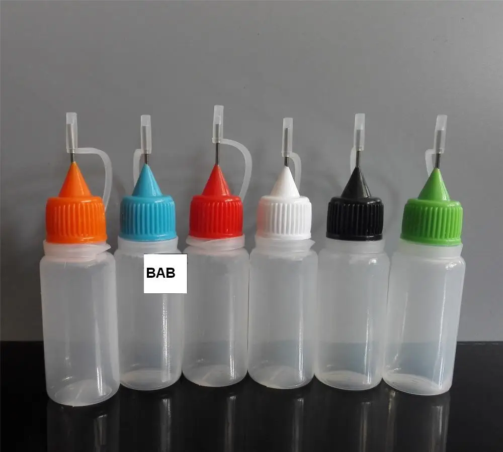 

Free Shipping 10 pcs/Lot empty plastic 10ML steel needle embeded Drppper Bottles/Liquid Dripper/Plastic Bottle/dispensing bottle