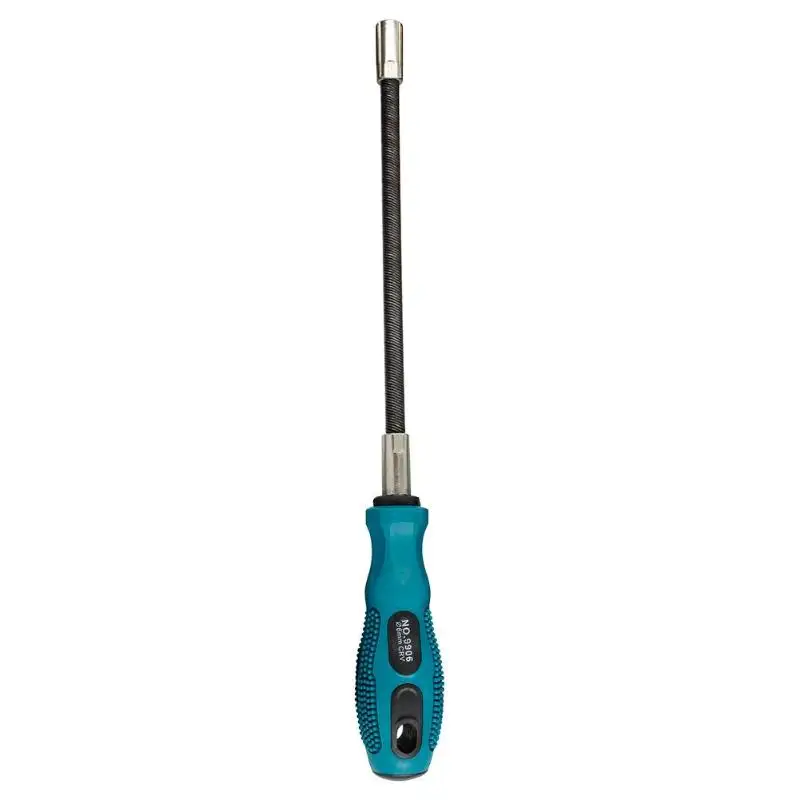 

200mm Flexible Shaft Screwdriver Bits Extention Screwdriver Bit Holder Connect Link Reach Extender Soft Screwdriver Repair Tool