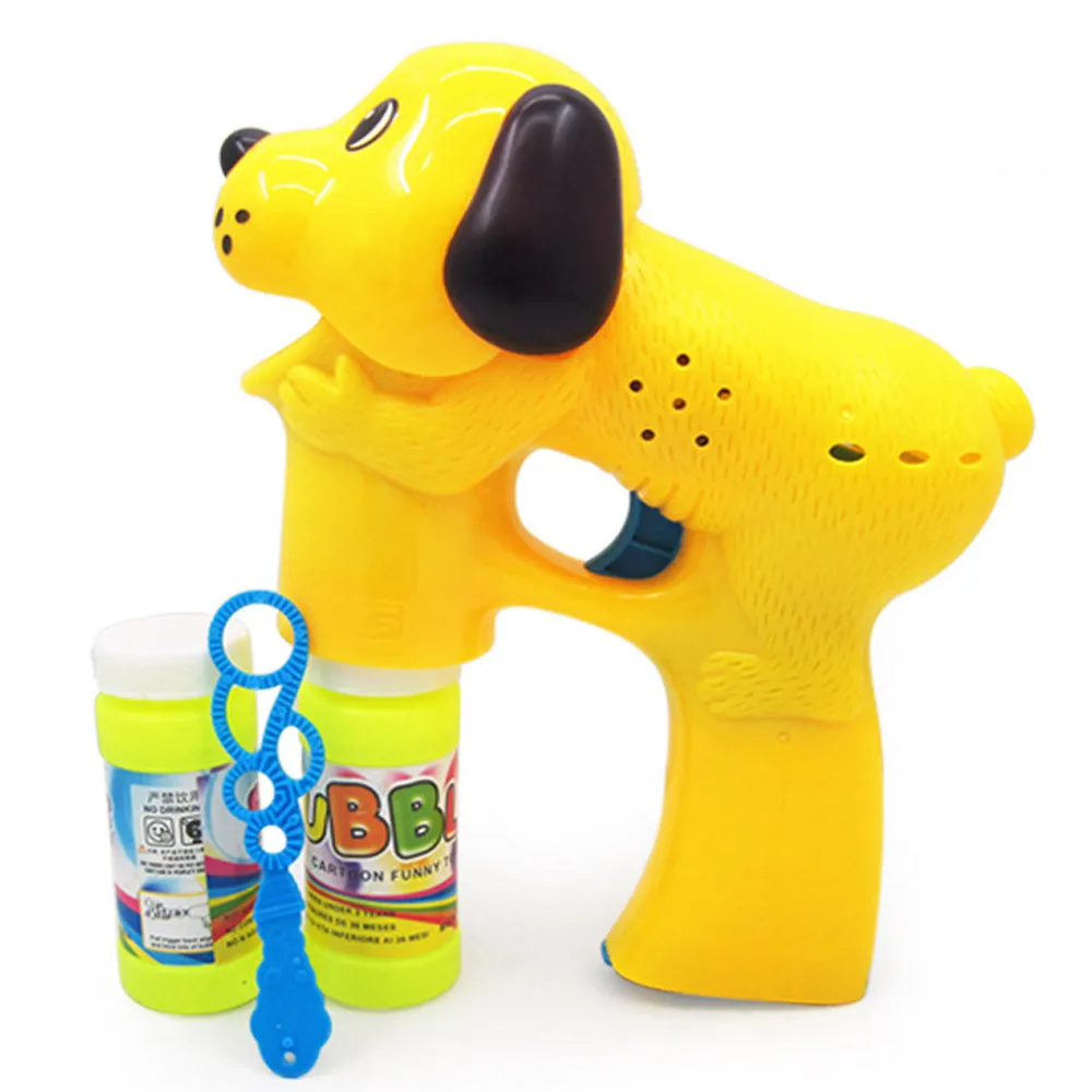 

Bubble gun Soap bubbles machine Children Automatic Electric Cartoon Dog Bubbles Toy Bubble blower Machine Light Music D300304