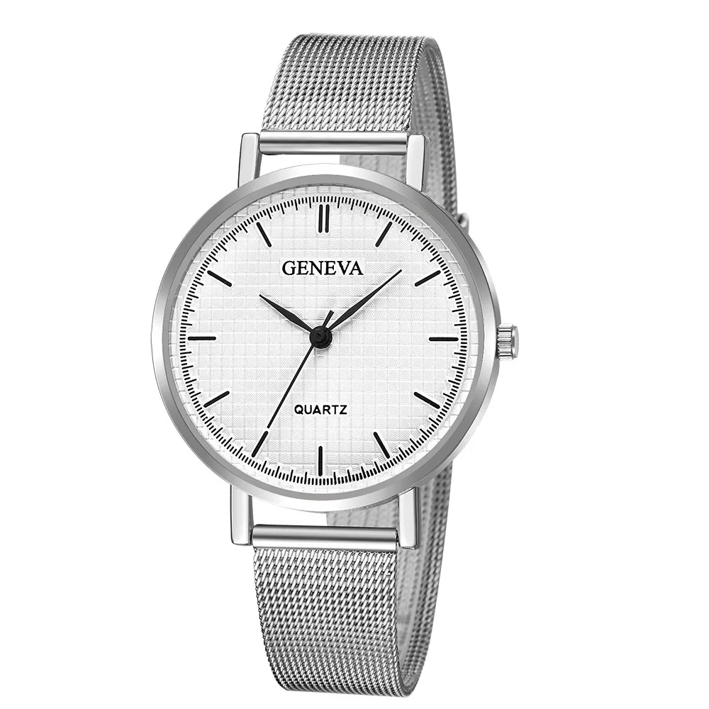 Fashion Geneva Ladies Women Girl Stainless Steel Quartz Wrist Watch Fashion Geneva Ladies Women Girl Stainless Steel Quartz Wrist Watch
