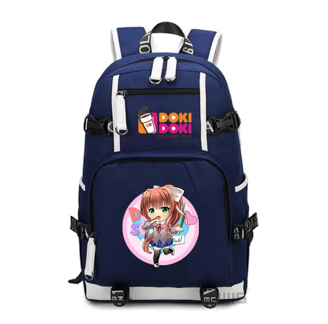 Us 2999 Game Doki Doki Literature Club Backpack Teenagers Mochila Printing School Bag Travelling Canvas Laptop Bagpack For Children In Backpacks - 