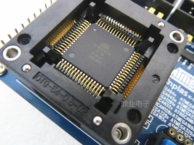 ATmage QFP64 + ATMEL загрузчик ISP для 64Pin QFN64 Atmega64 Atmega128 ATmega645 ATmega6450 ATmega1281 Atmega2561 тестовое