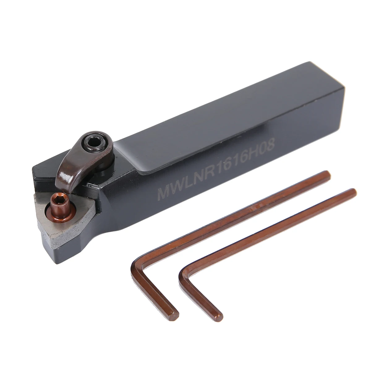 

1pc MWLNR1616H08 Boring Bar High Hardness CNC Lathe Turning Tool Holder + 2pcs Wrenches for Manufacturing Processing
