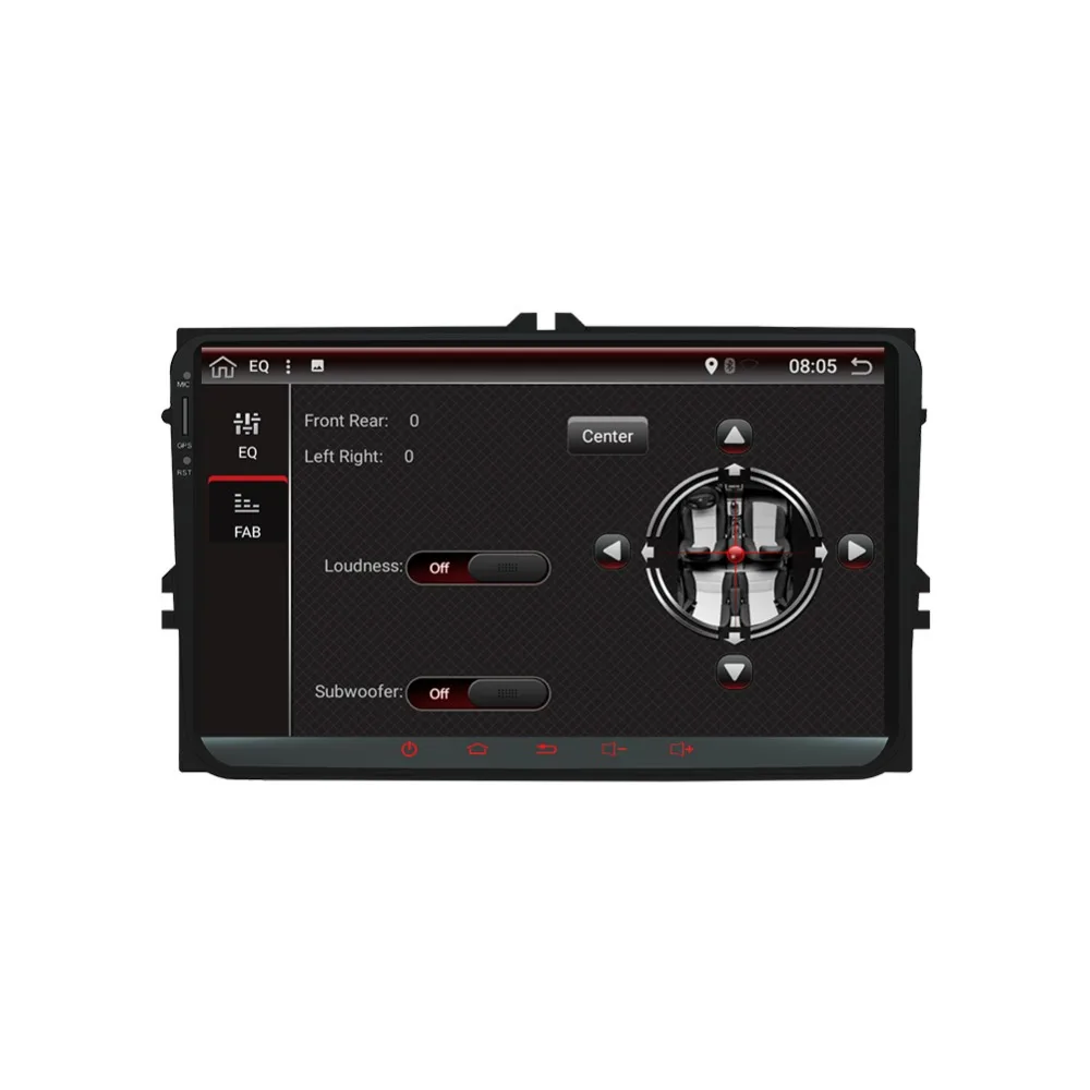 Best 9" Android 7.1 Car DVD VW GPS Navigation Wifi+Bluetooth+Radio Autoradio 2 Din For Volkswagen GOLF 4 5 6 POLO PASSAT JETTA TIGUAN 3