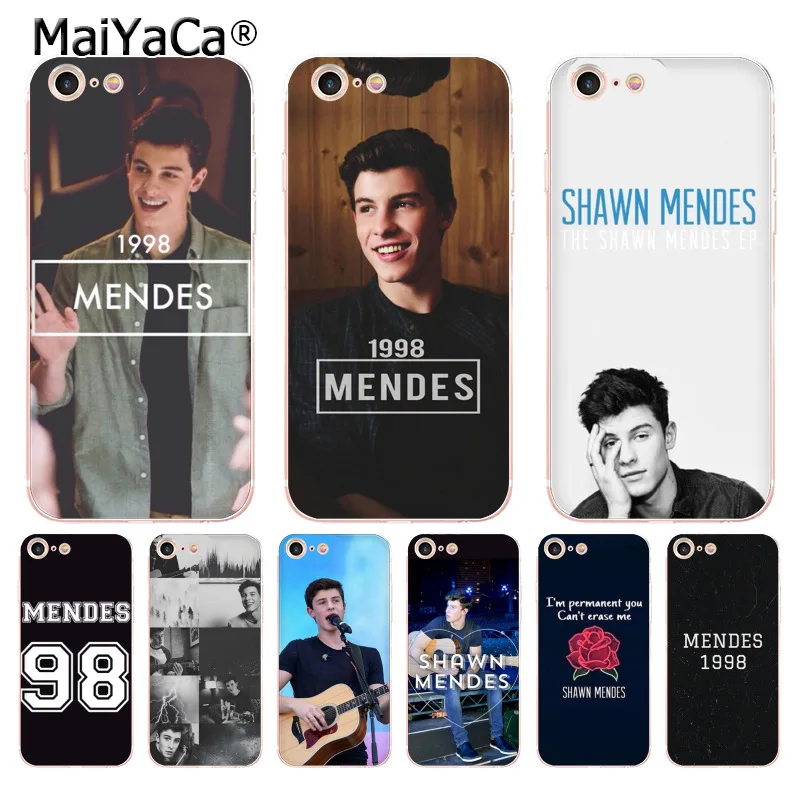 MaiYaCa Shawn Mendes 98 оригинальный прозрачный мягкий чехол из ТПУ для iPhone 8 7 6 6S Plus X 5 5S SE 11pro