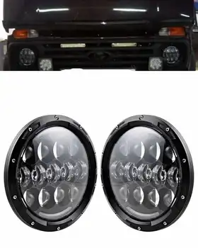 

7 Inch Round LED Headlight High Low Beam 7" Projector Headlamp Light For Jeep Wrangler JK TJ LJ lada niva 4x4 Suzuki Samurai